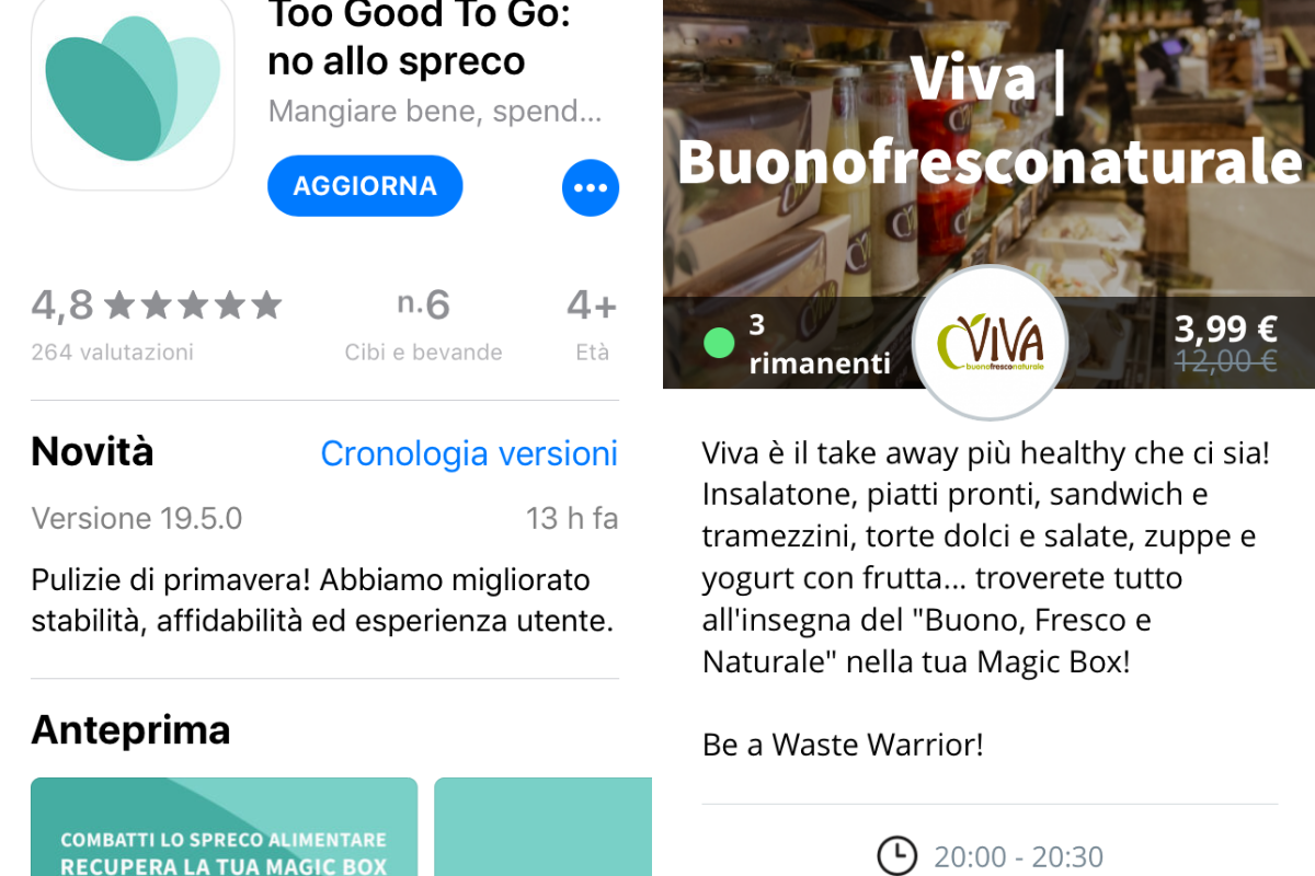 Too Good to Go le app più utili a Milano