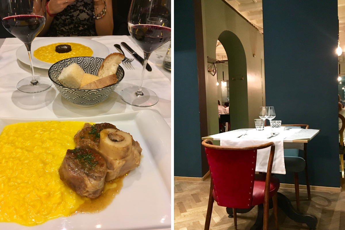 Romantic dinner in Milan olmetto