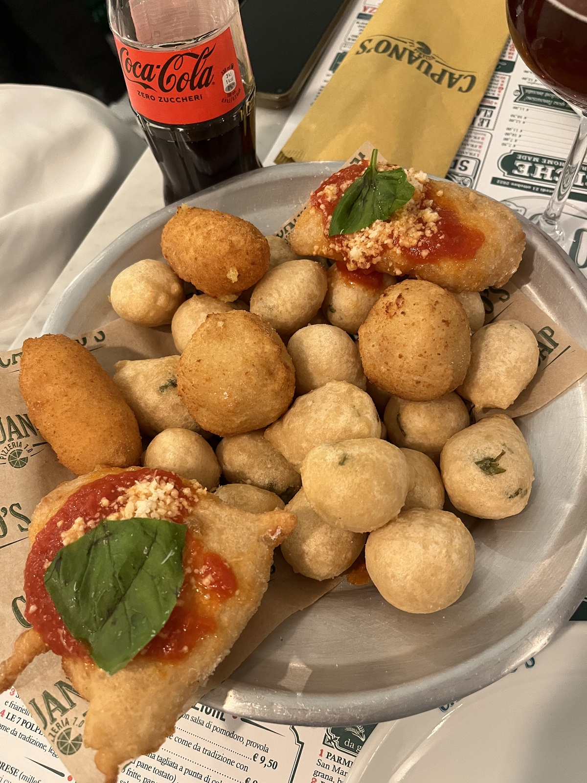 Pizzerie Zona Navigli Milano fritto Capuanos