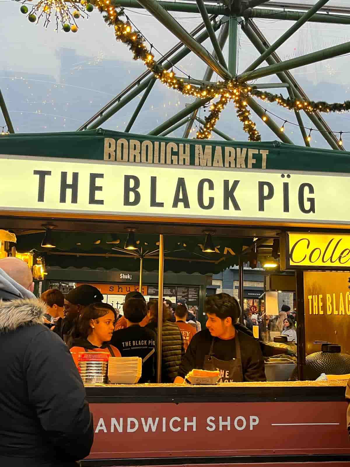 Mangiare a Londra economico Black Pig